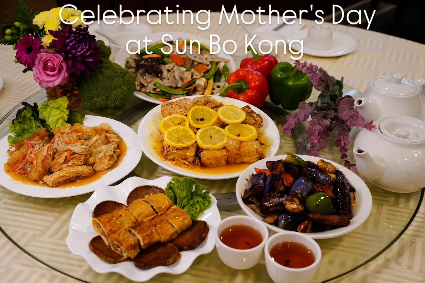 Celebrating Mother's Day at Sun Bo Kong a different way! It's greener, happier and it's all about Love!

Limited seats available! We accept reservations now, contact us at:
(604)255-8927

Dim Sum Hours: 11am~3pm;
Restaurant Hours: 11am~8pm

#vegandim