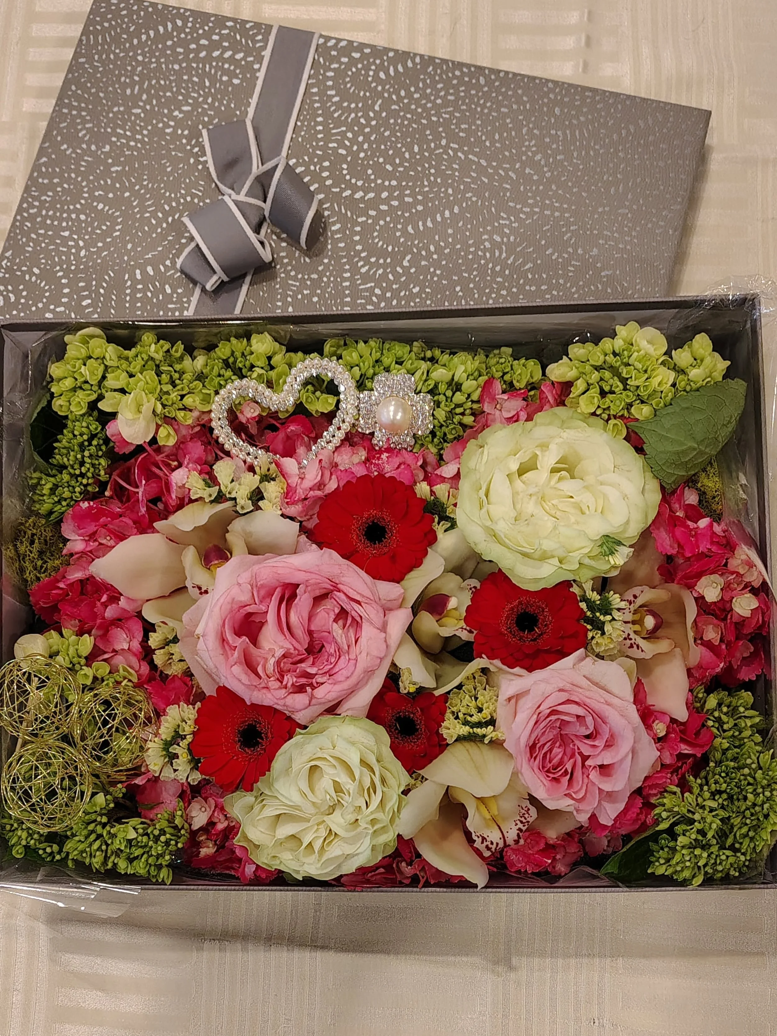 Happy Mother's Day!

This beautiful flowers gift box is handmade by our loyal customer Ms Flora, we thank her for sharing her beautiful work with Sun Bo Kong.

We hope all of you enjoy the day and everyday with your mother.

Dim Sum Lunch Hours: 11am