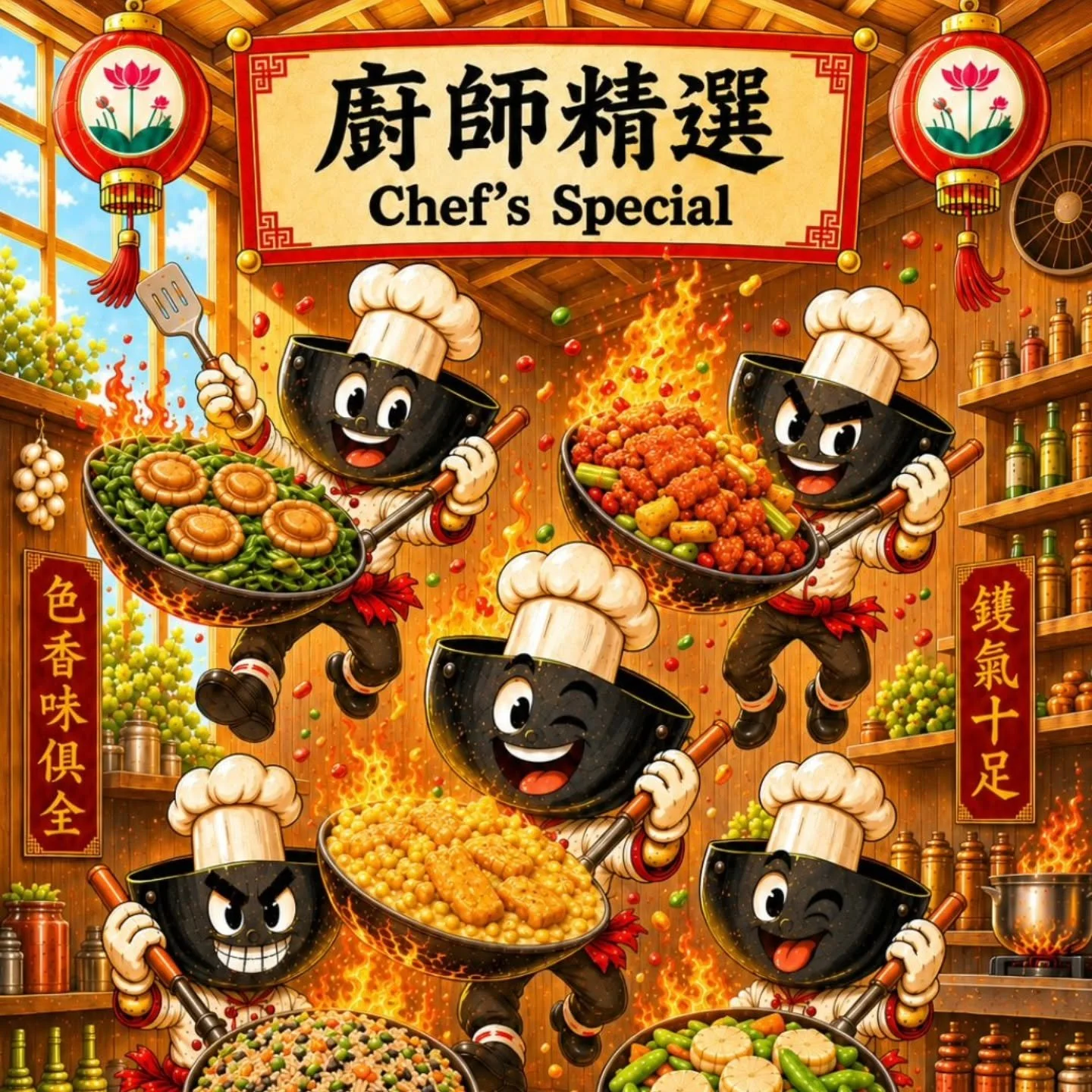 🔥 HOT NEW DISHES!!!!🔥

Chef&rsquo;s Special is available now Sun Bo Kong Vegetarian Restaurant

Experience bold Wok-Hei flavors with our chef&rsquo;s special selections &mdash; freshly stir-fried and made to order!

🥢 京都素蝦仁
Vegan Shrimp with Pekin