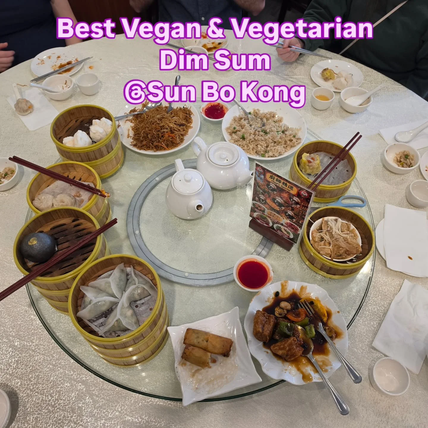 Best Vegan &amp; Vegetarian Dim Sum Lunch at Sun Bo Kong!

Our customers told us that they crave for Plant-Based Dim Sum and preferably Vegan- Friendly, so, here we are producing such wide range of Dim Sum for everyone!

Your support means so much as