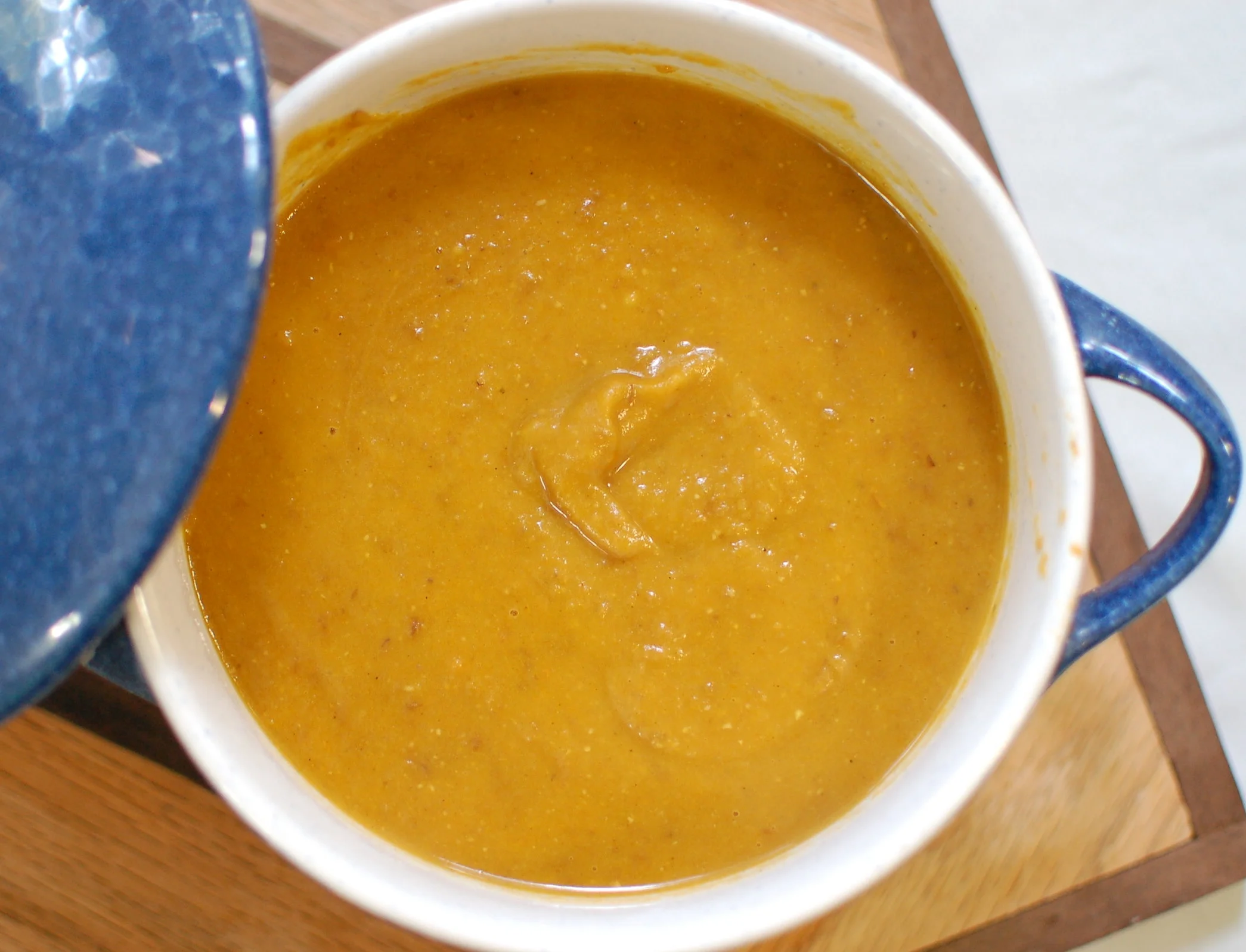 Creamy Sweet Potato & Lentil Soup