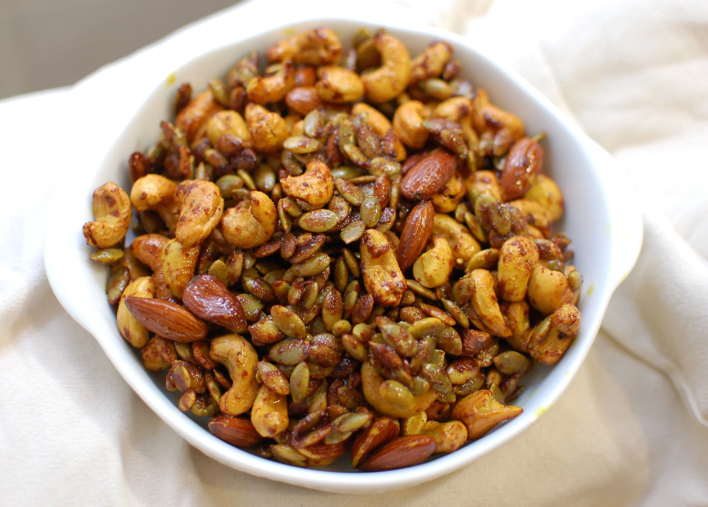 Sweet & Spicy Turmeric Nuts