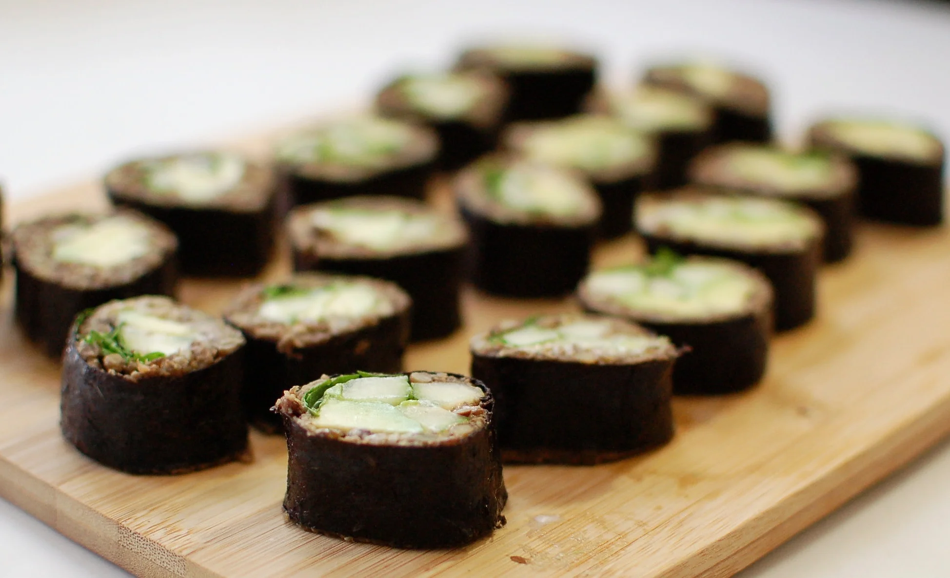 Lentil & Avocado Nori Rolls