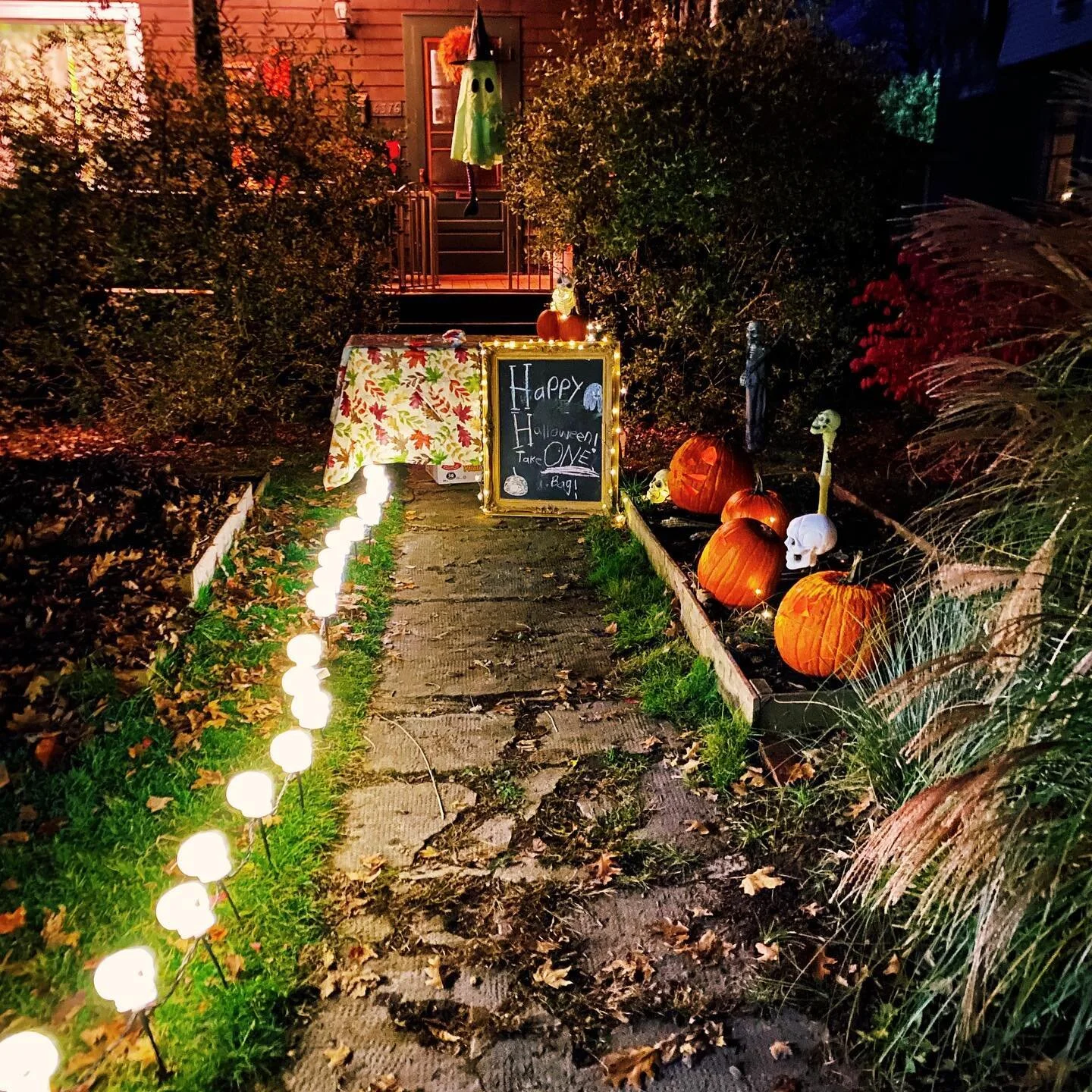 This year was one for the history books! An amazing effort by our neighbours to make it fun and safe Halloween.