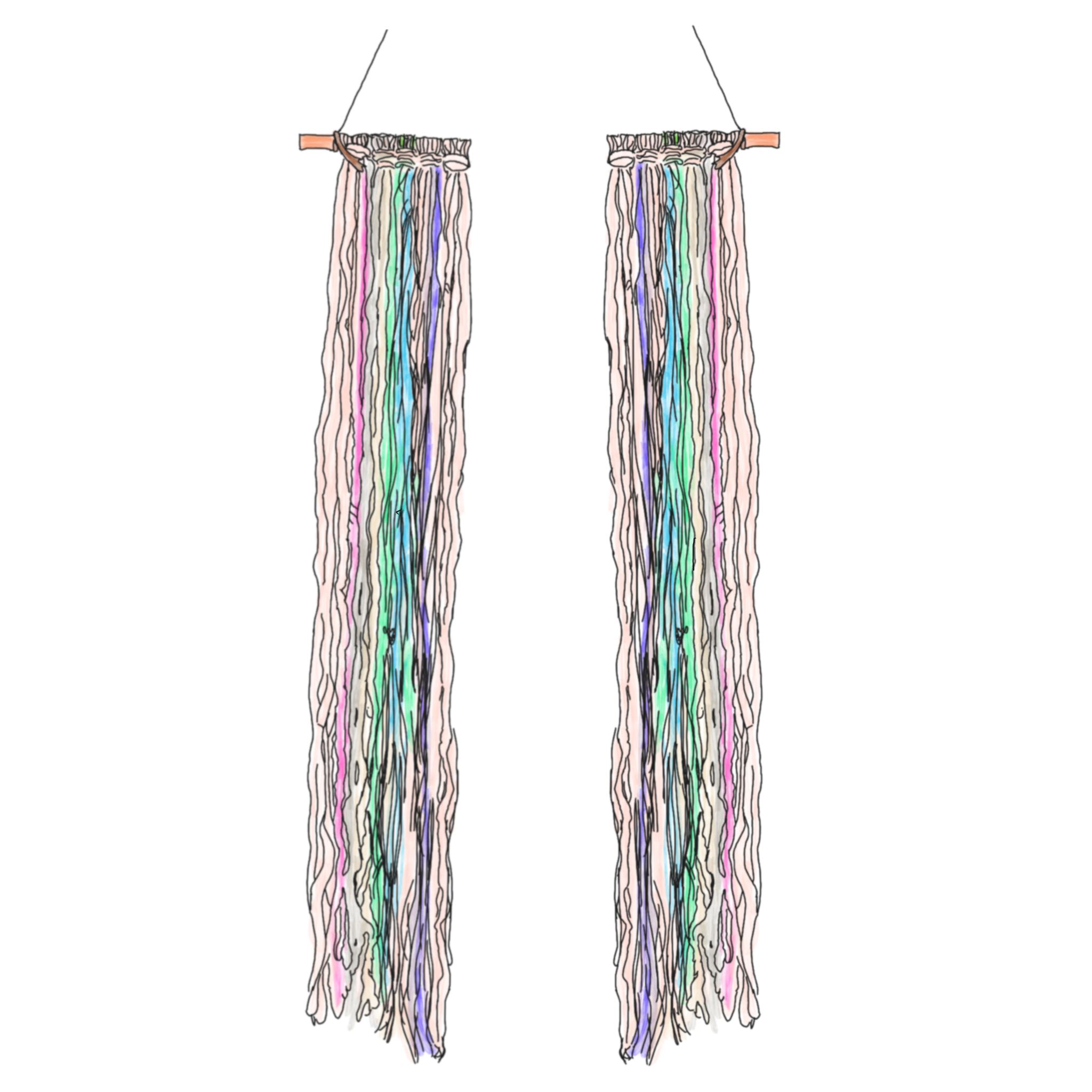 Fibre Yarn Art Title