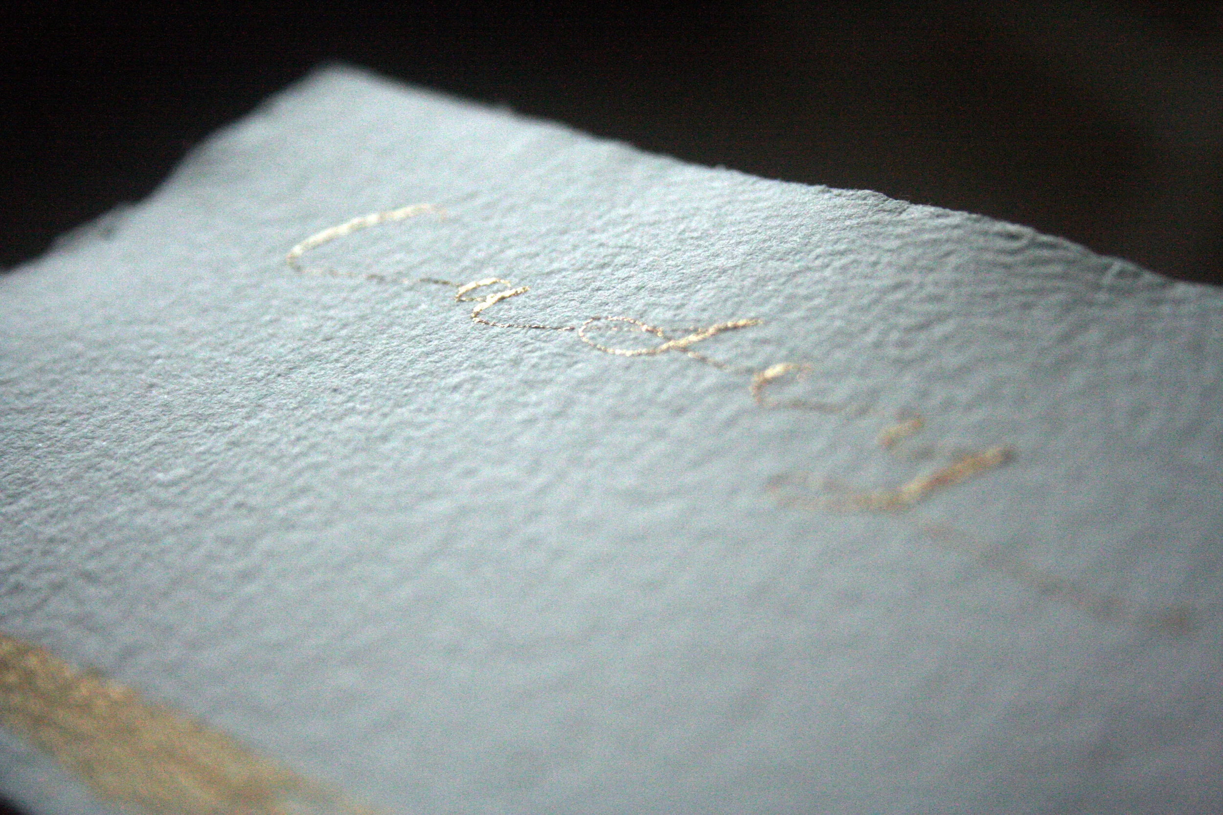 Handmade Paper with Calligraphy