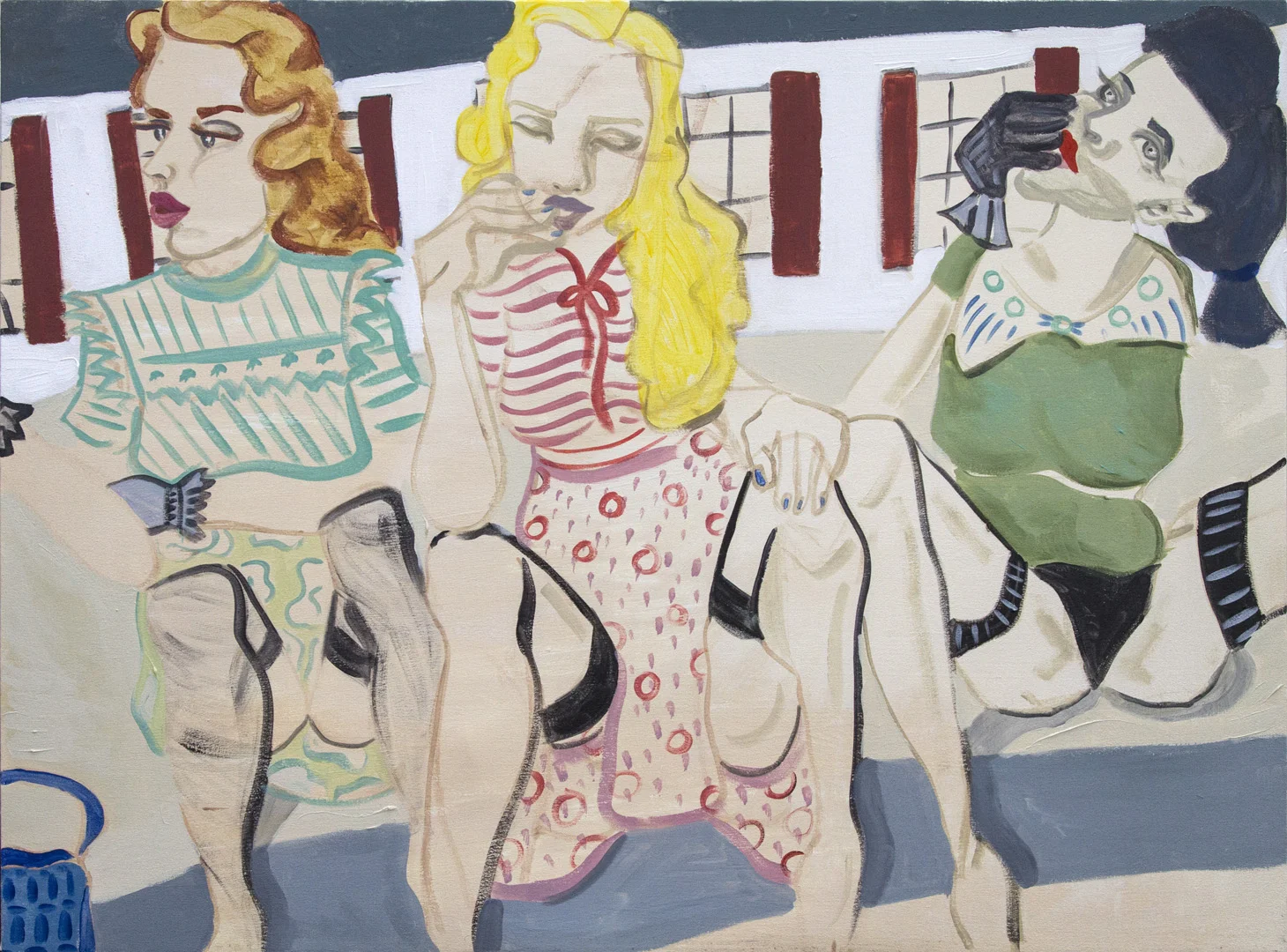 LADIES ON THE CORNER WITH SWEETS, 2015