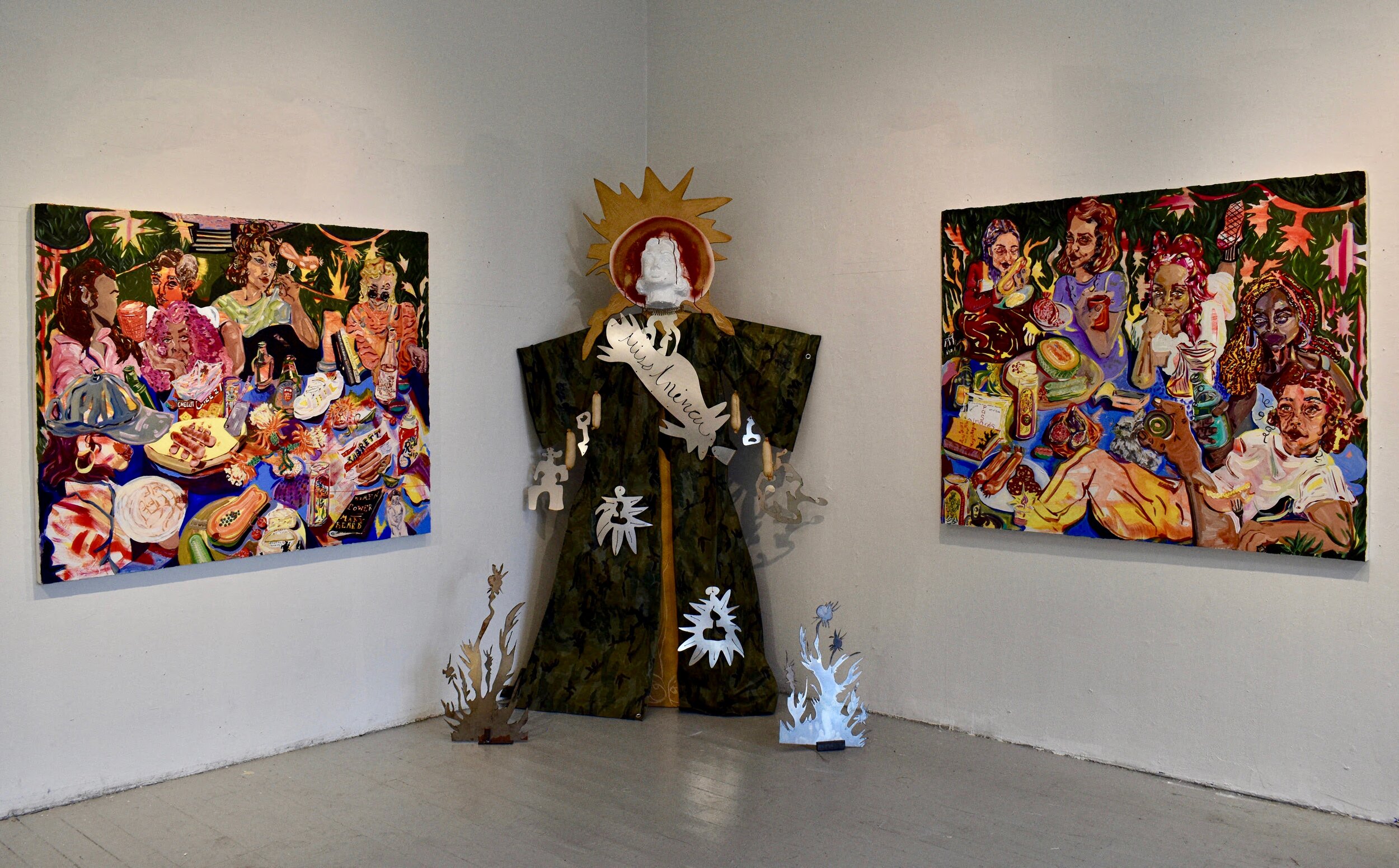 Install Shot: Miss America with Picnic in the Thistles I &amp; II