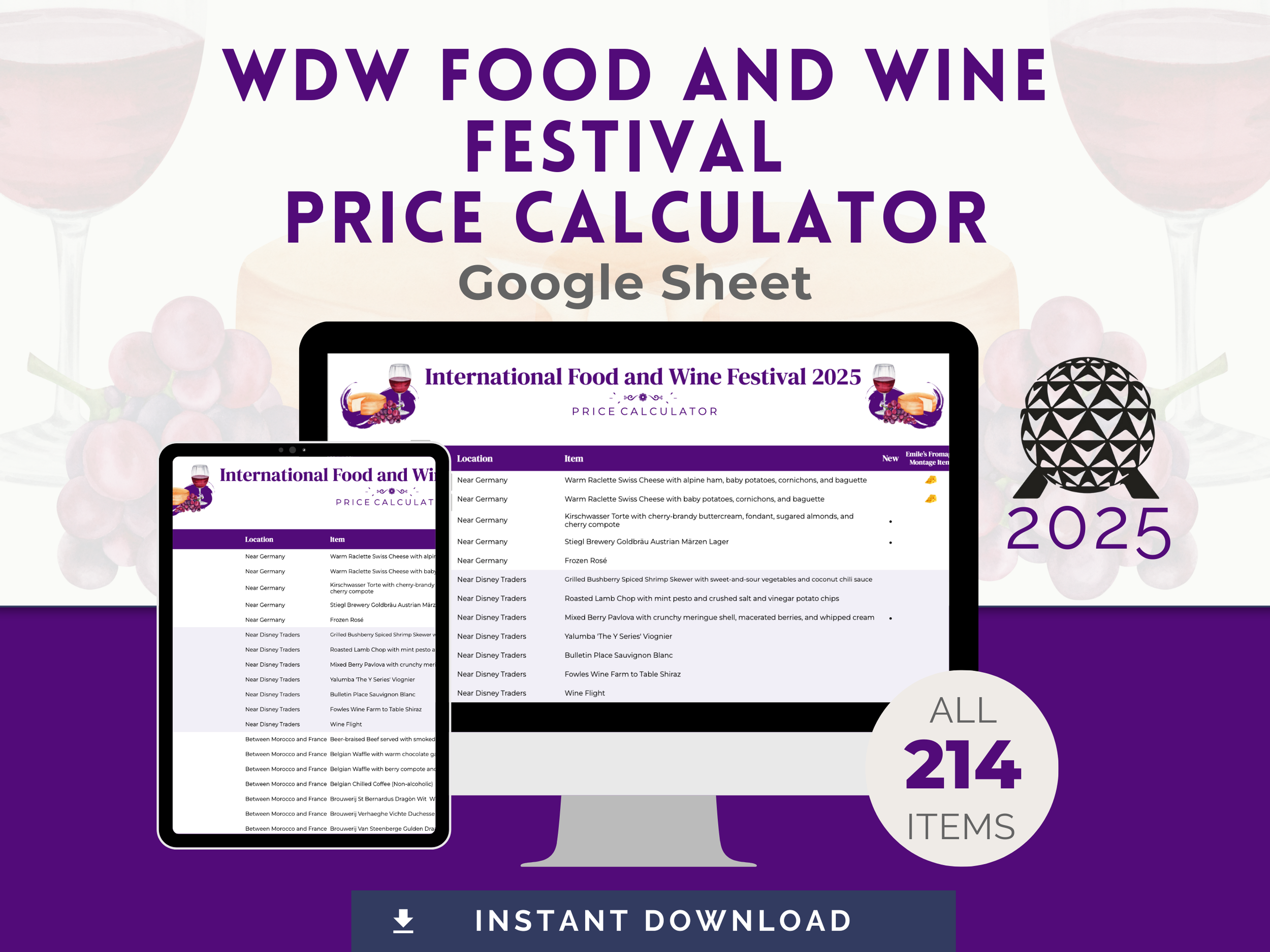 Epcot Food and Wine Festival Price Calculator Listing 1.png