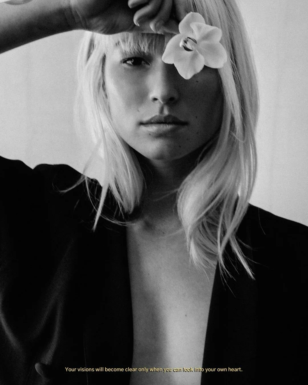 &ldquo;Your visions will become clear only when you can look into your own heart. 
Who looks outside, dreams; 
who looks inside, awakes.&rdquo;
Carl Jung