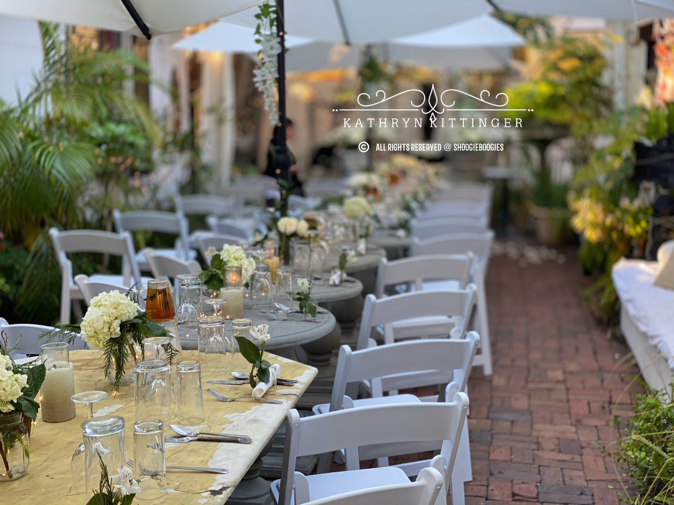 Garden Courtyard Small Wedding