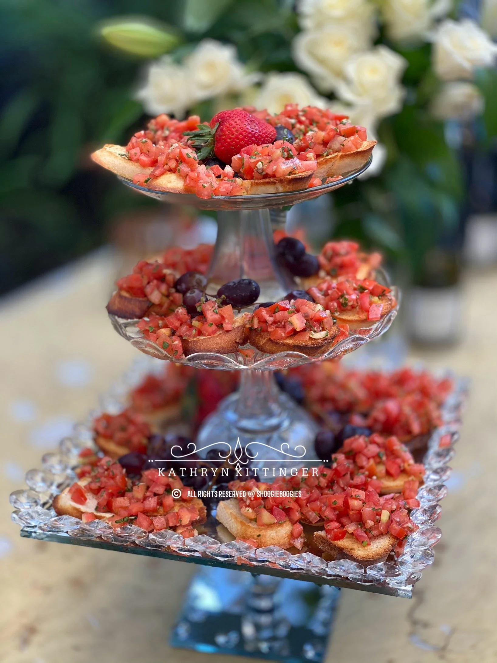 Bruchetta Appetizer Pedestal