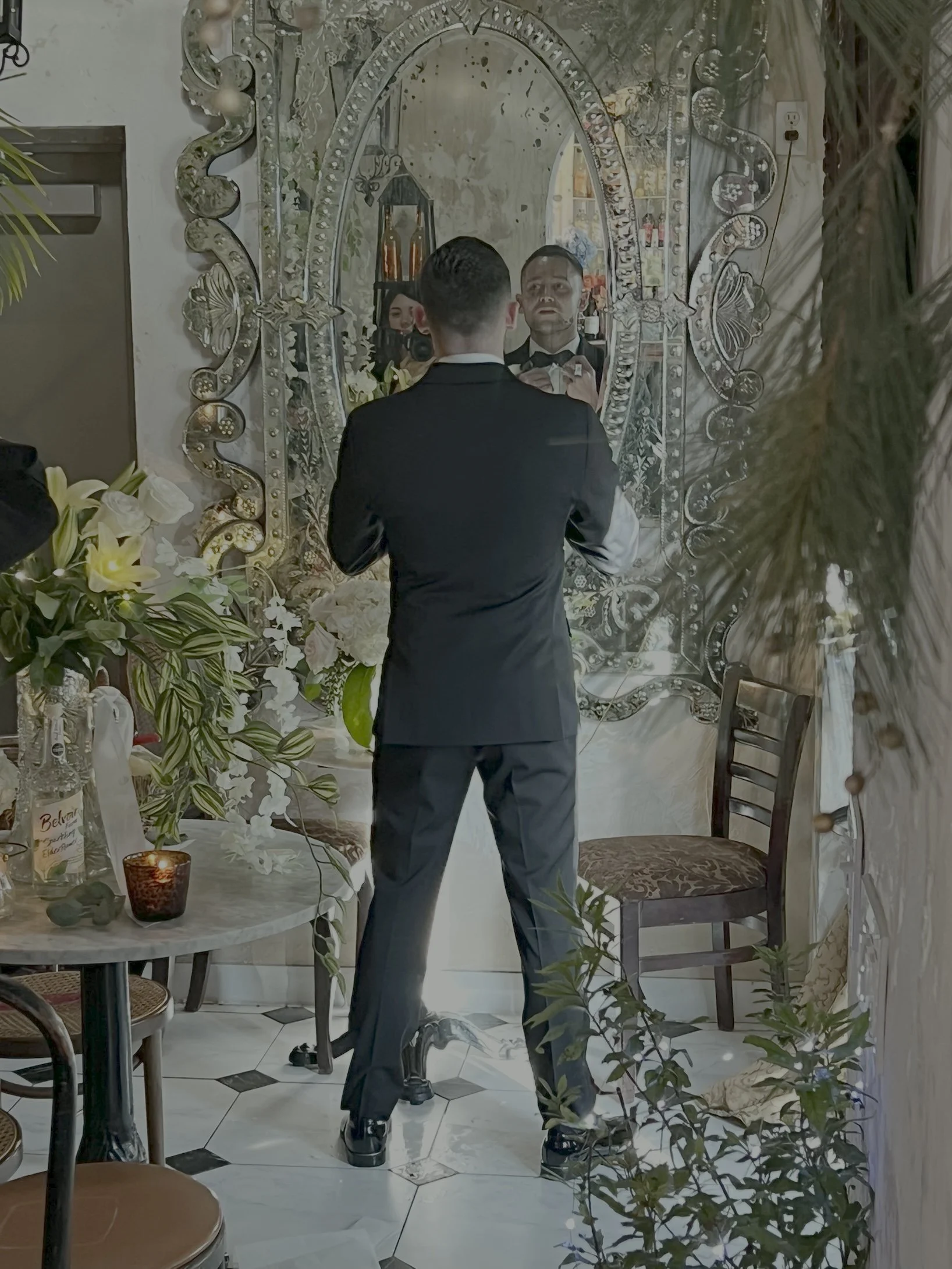 Groom Before Small Wedding