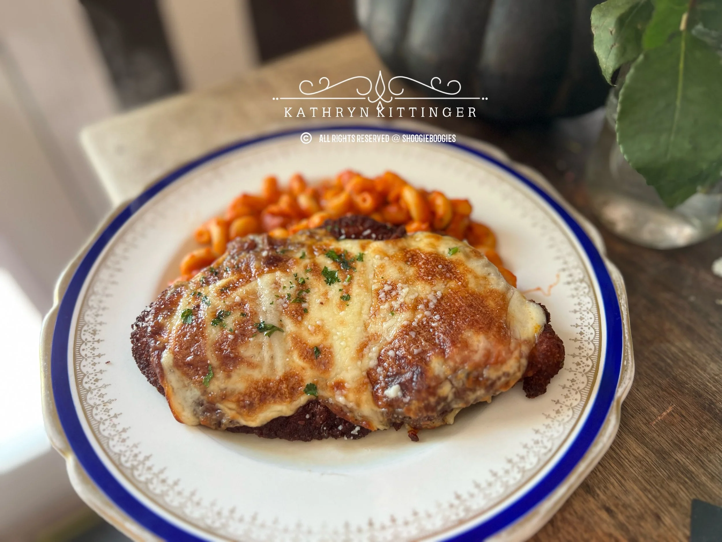 Chicken Parmesan with Pasta Red Sauce