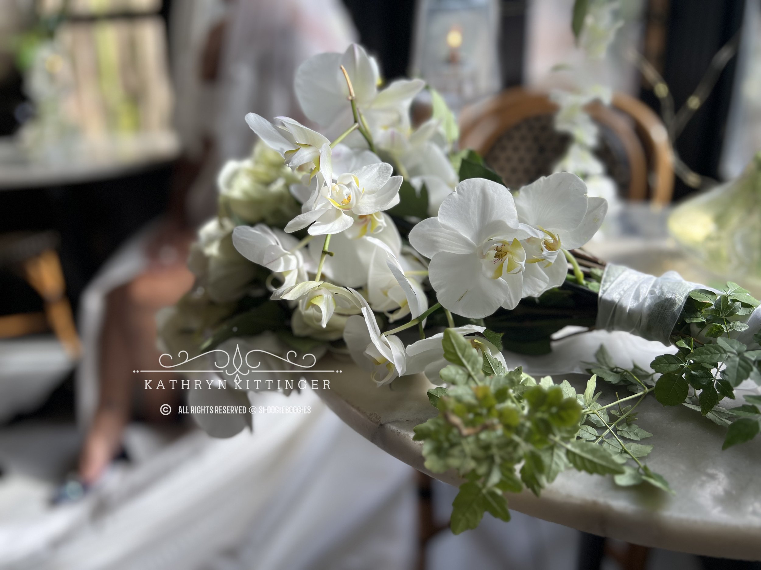 Orchid Bridal Bouquet Rose Assortment Small Wedding