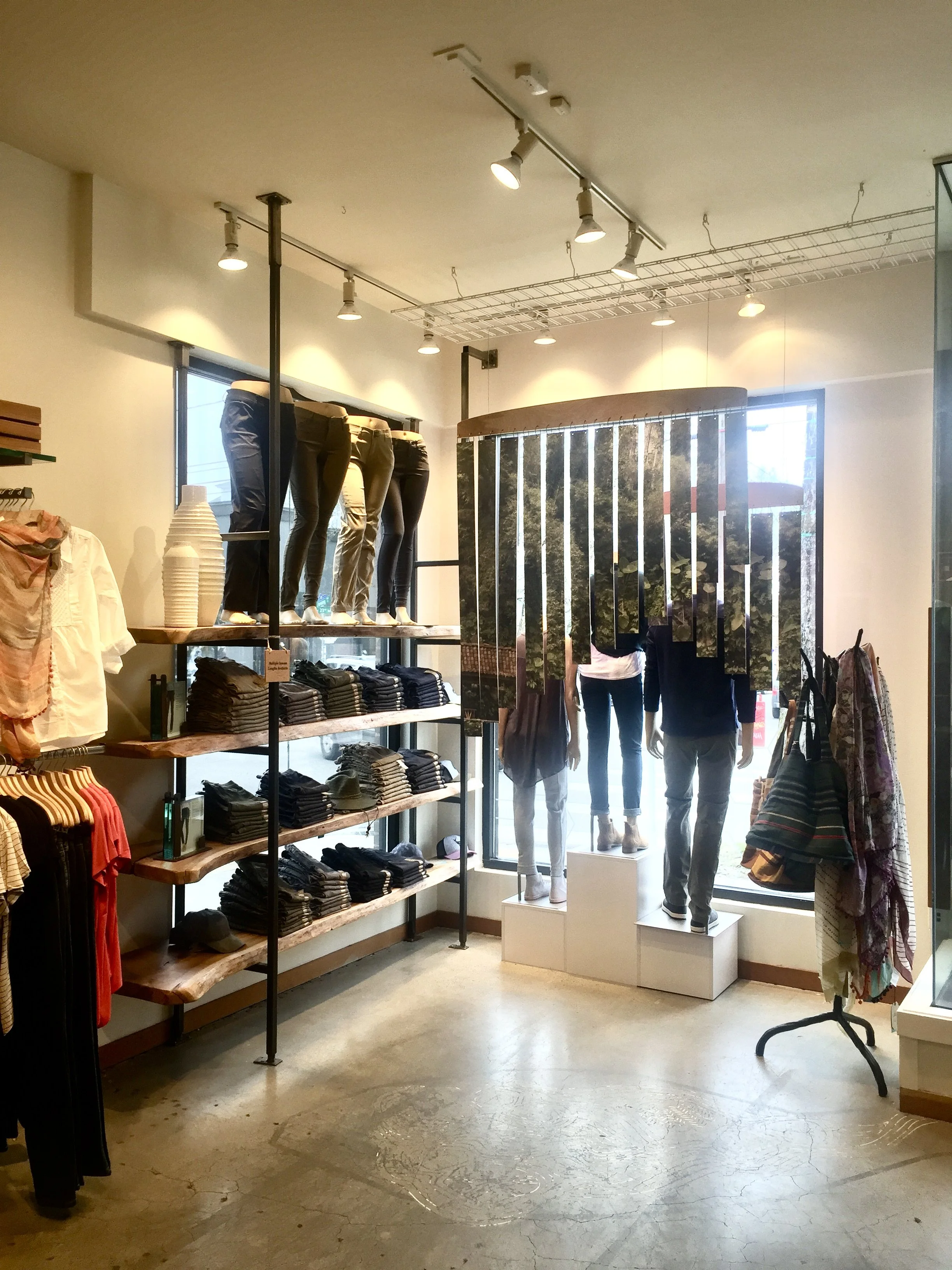 prAna Portland Store remodel: West corner BEFORE