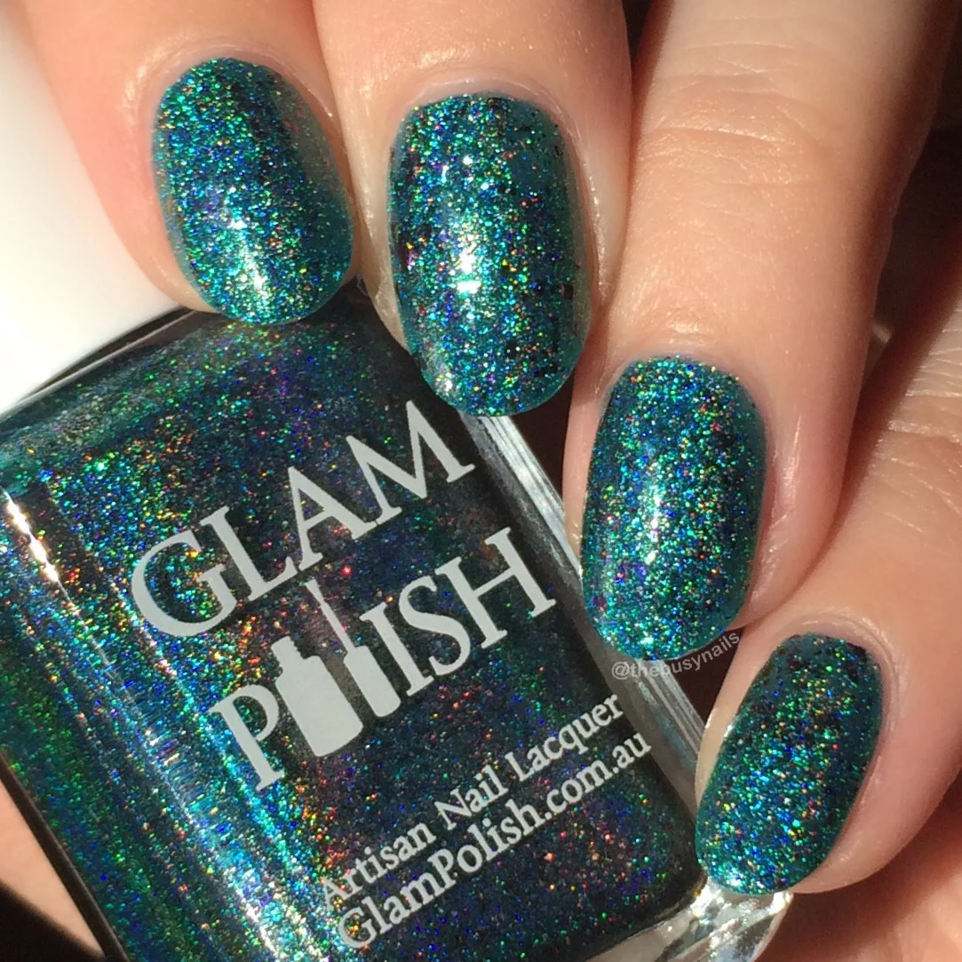 "Revenge of the Flakies" in direct sunlight. So sparkly!
