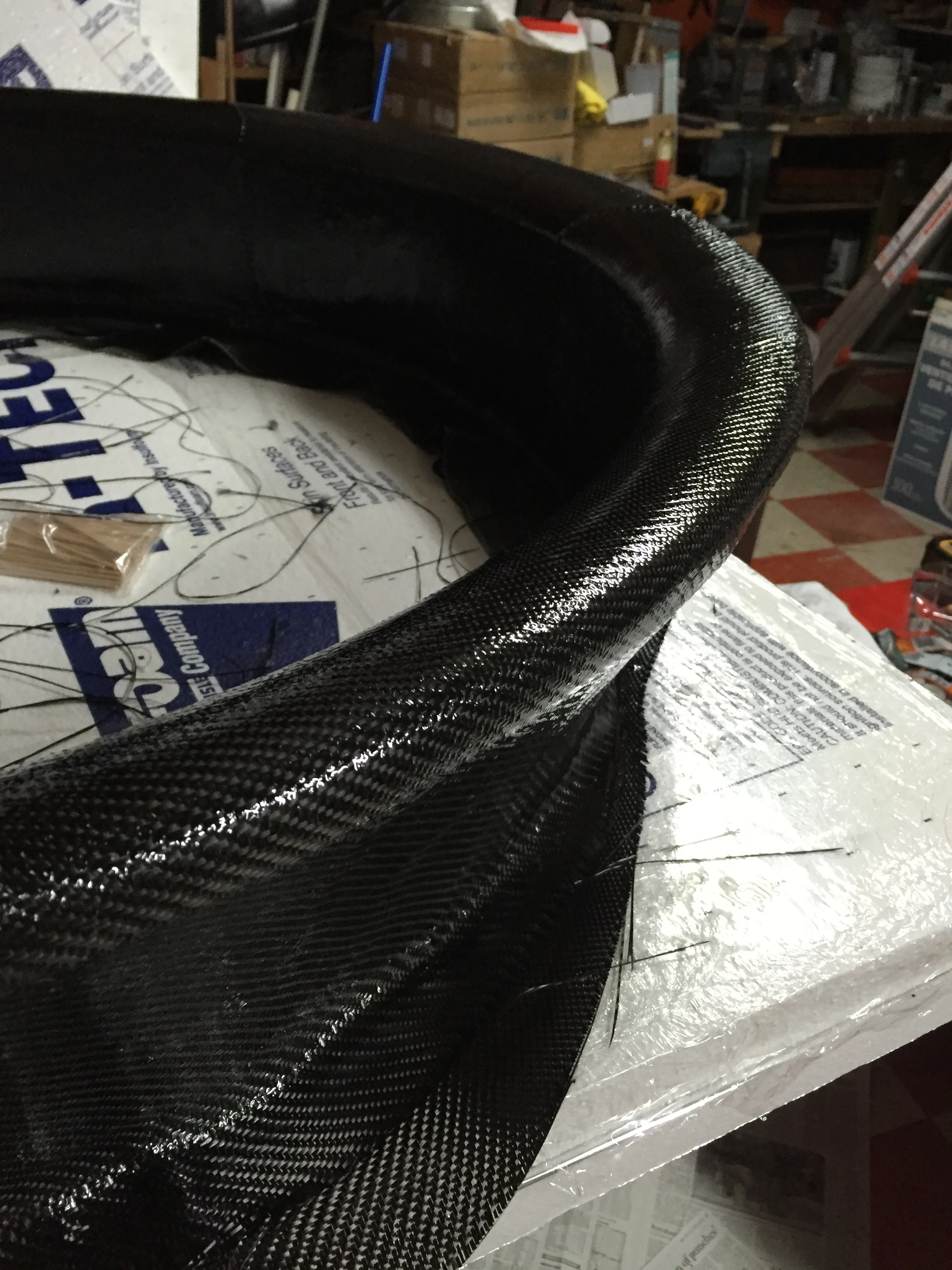  The Mark III ducts were made out of carbon fiber, but still a huge pain to build by hand 