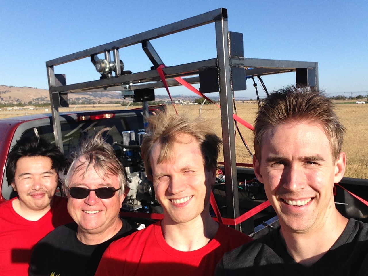  One of our testing crews 