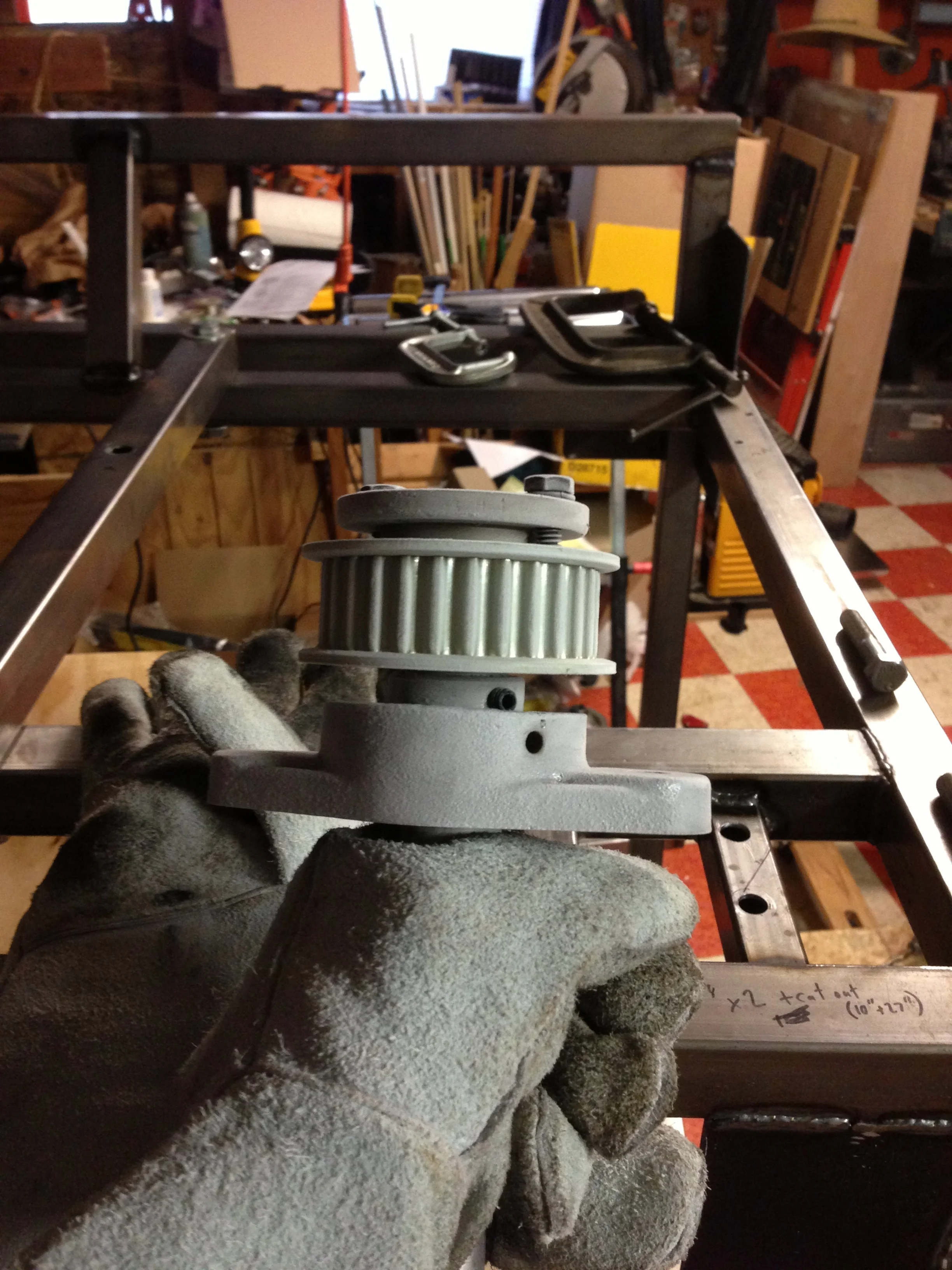  If a gear was particularly difficult, we'd freeze the assembly to loosen the Alumnum shaft from the steel bushing 