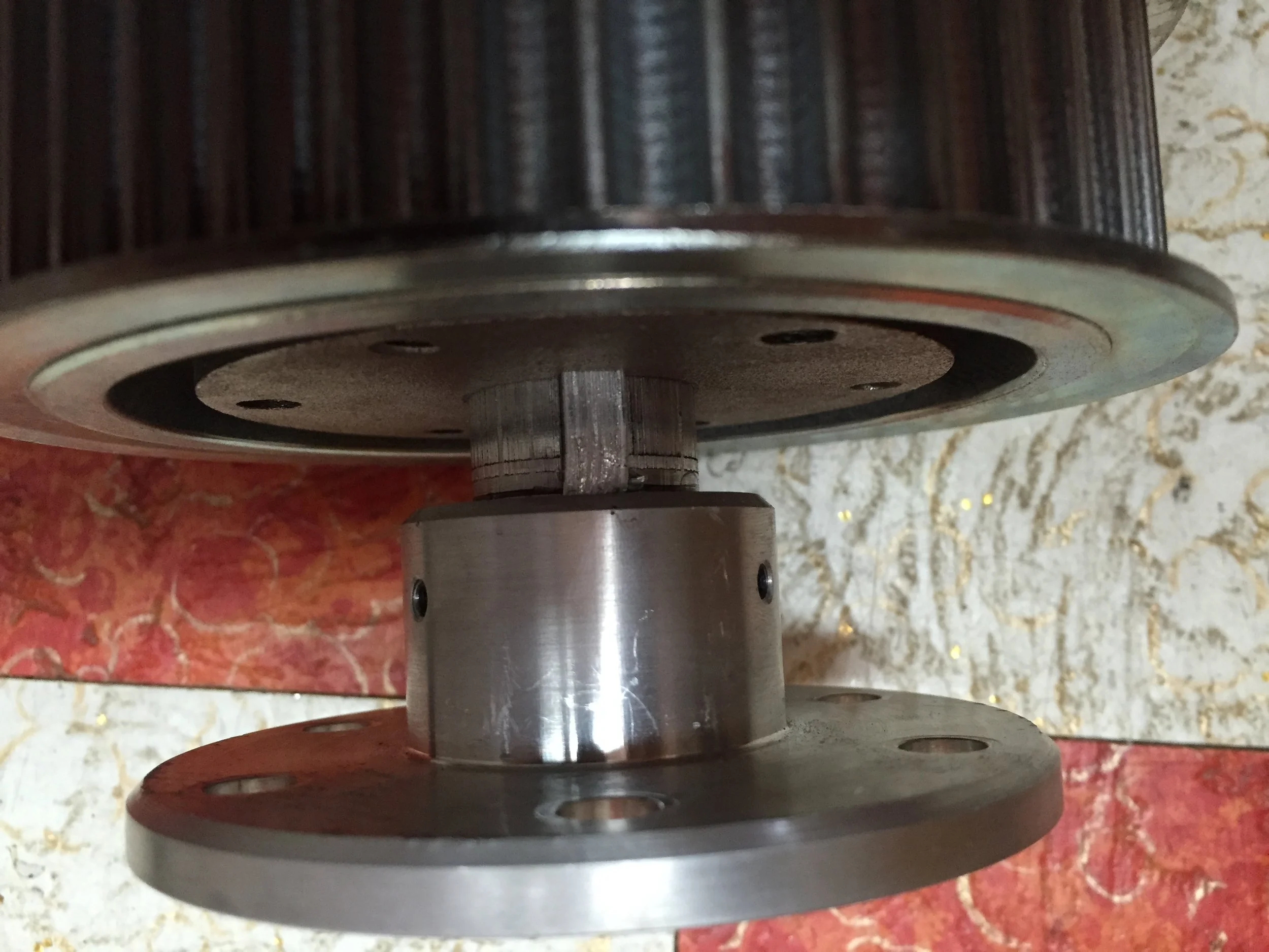 The rig generated so much power it would sometimes bend parts (in this case an aluminum key in the drivetrain) 