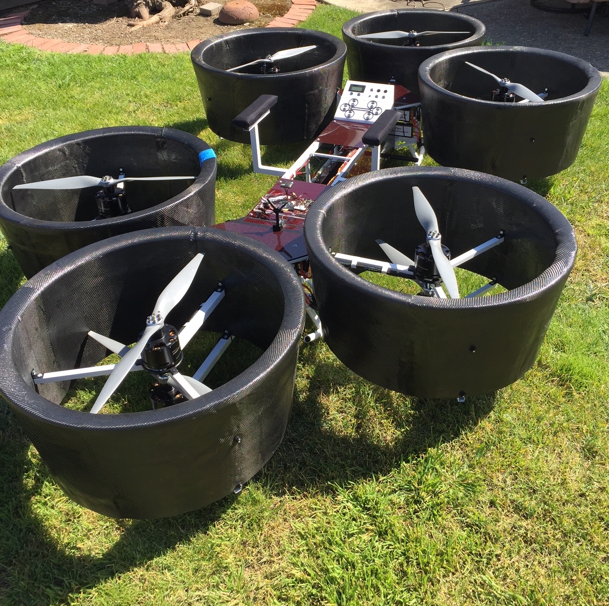 The FlytCycle v2 (without the pilot's chair which goes in the middle)