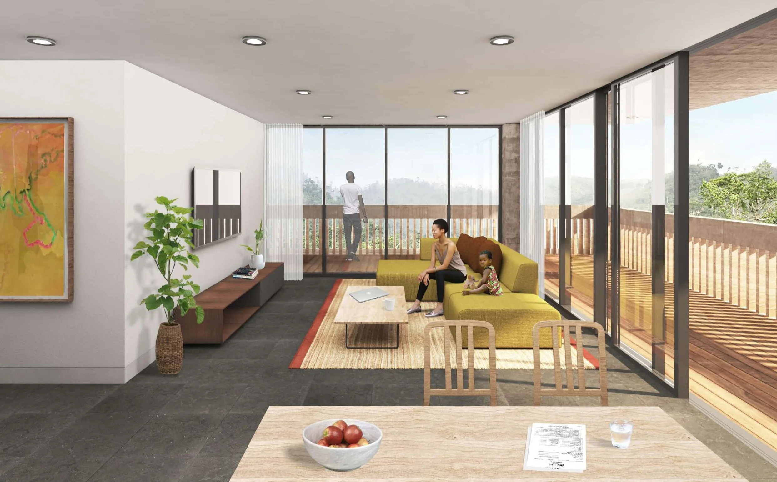 View of Two Bedroom Family Unit