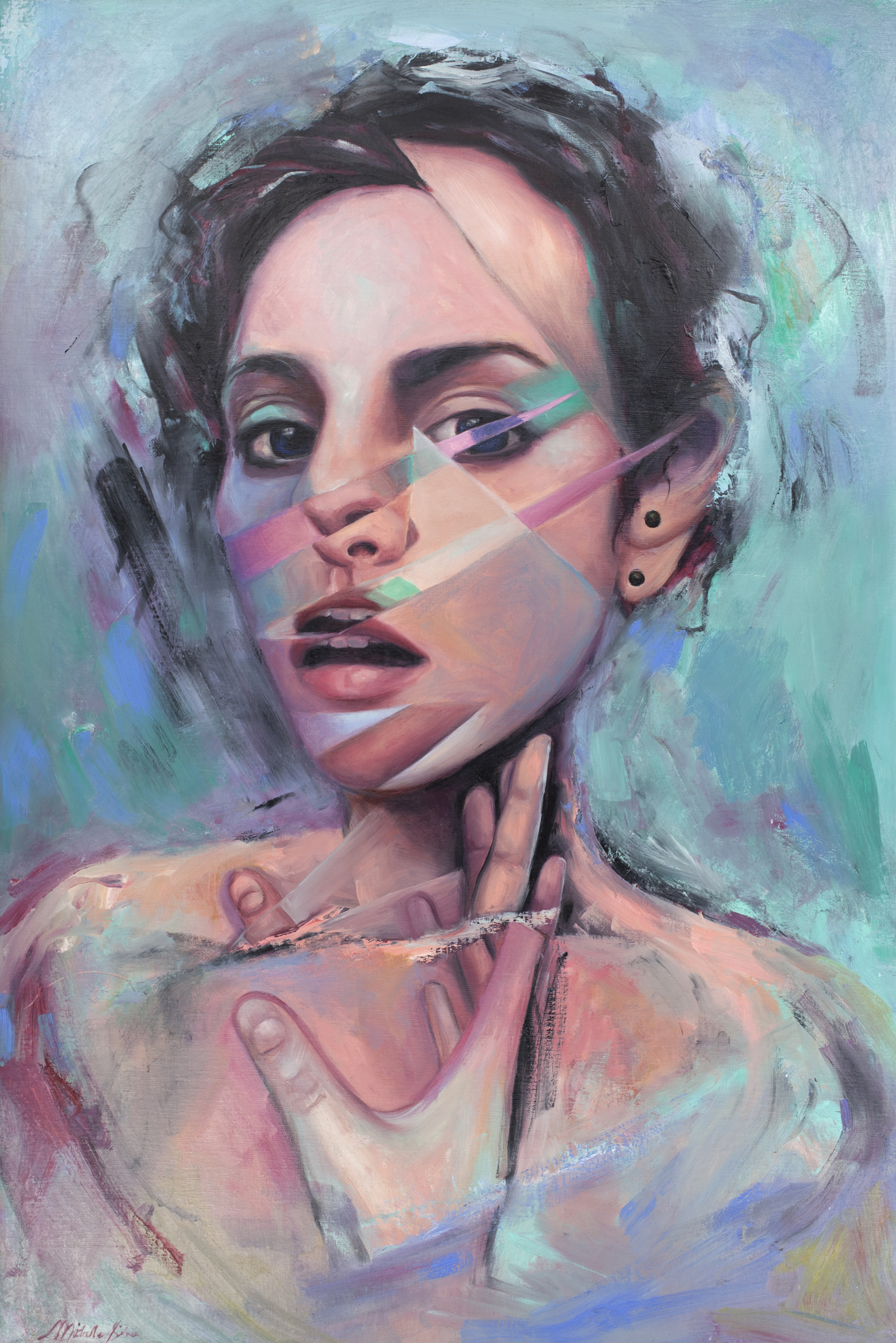 Unearth (Identity), 2015. Oil on panel. 36 x 24 inches.