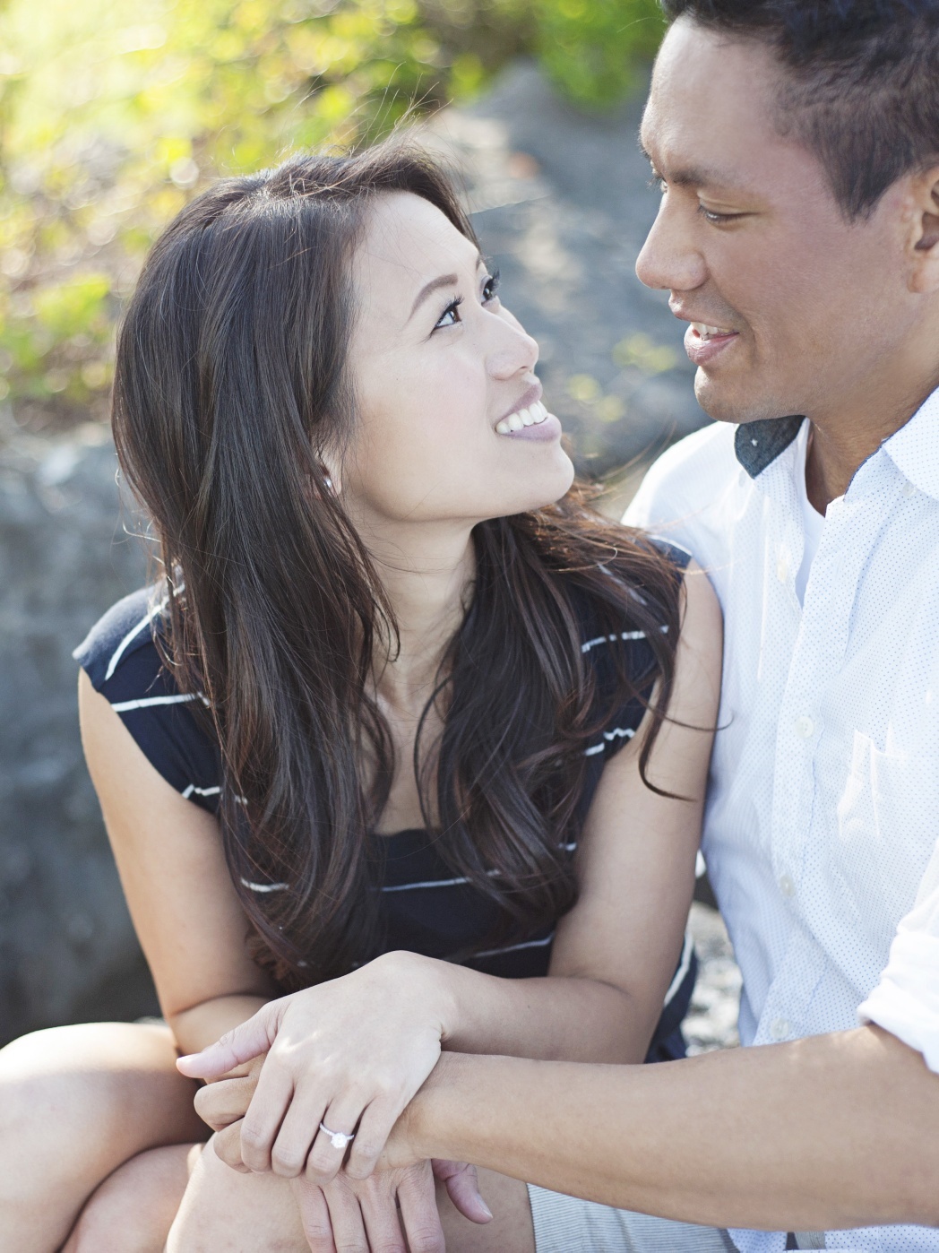 Toronto engagement shoot makeup and hair