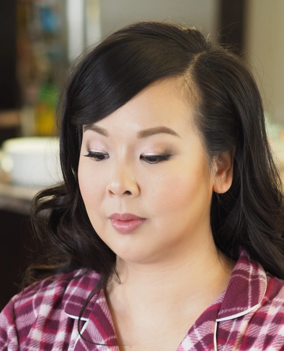 Bride wedding makeup Kitchener
