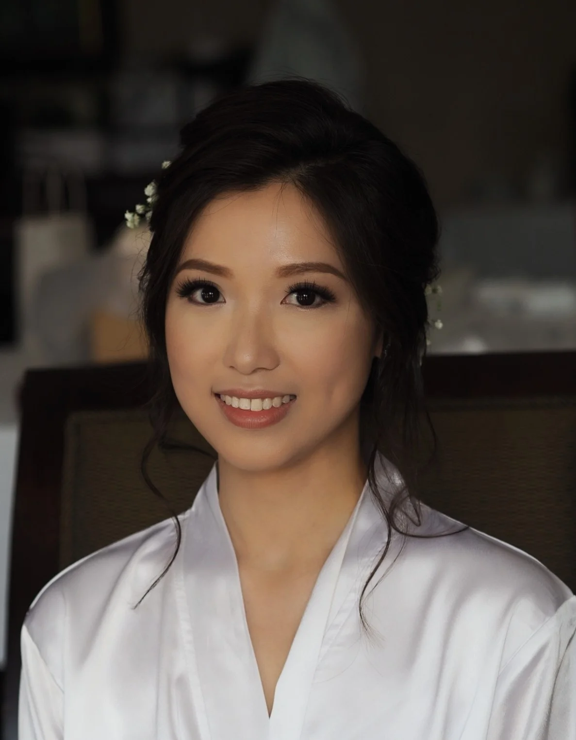 Chinese bridal makeup lashes Vaughan