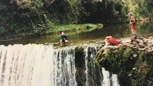 Natural draw: This waterfall near trains hut is an example of inland waitotara's charms, which are worth taking to a wider audience.
