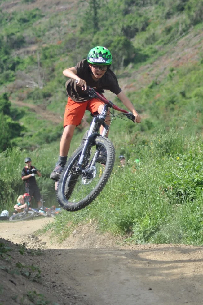 Barney on crazy horse. Photo: Tay Whitmee