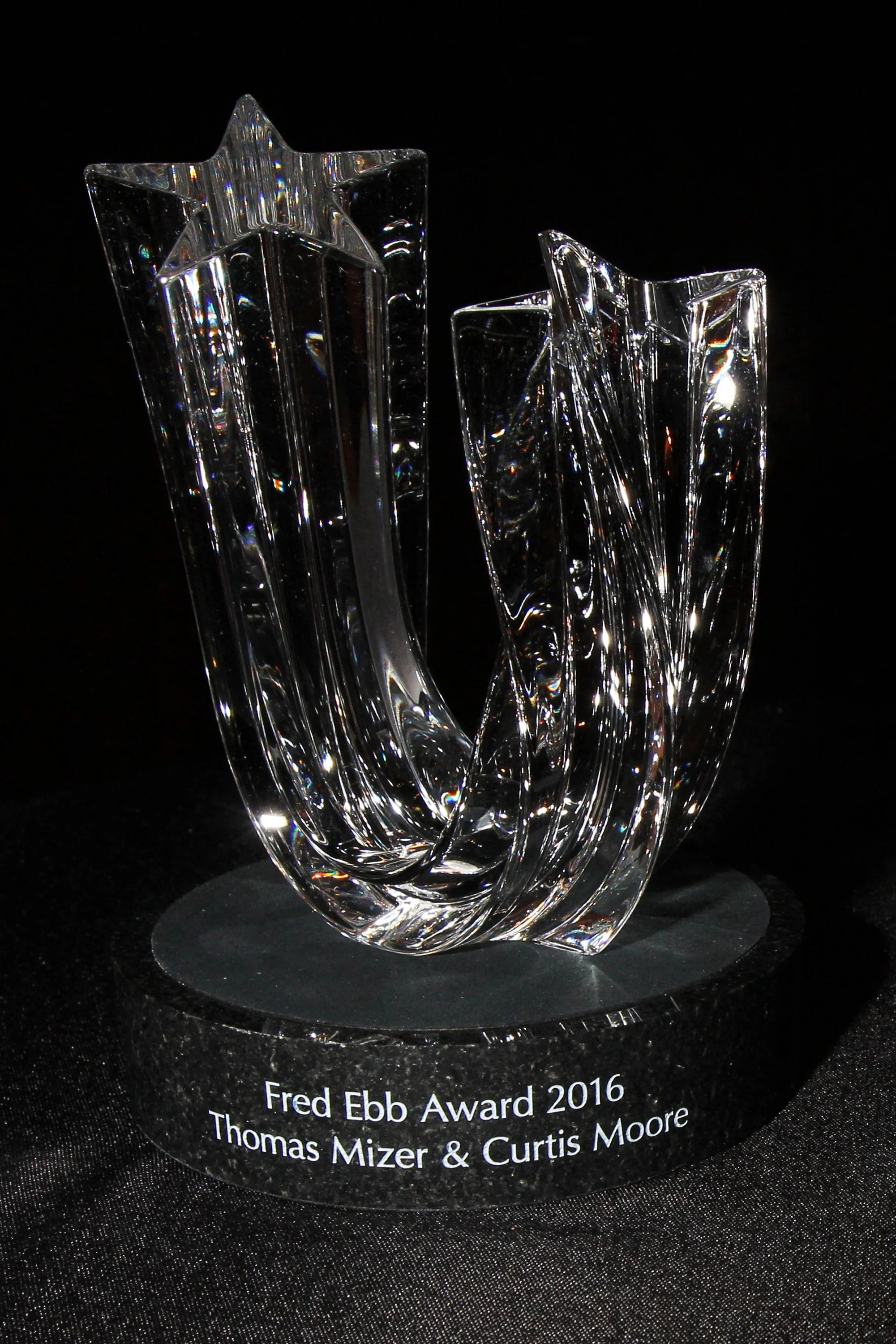 The Fred Ebb Award by Steuben Glass