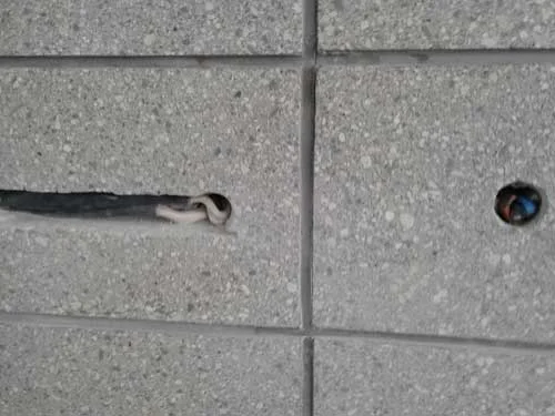 Before - Wall Hole