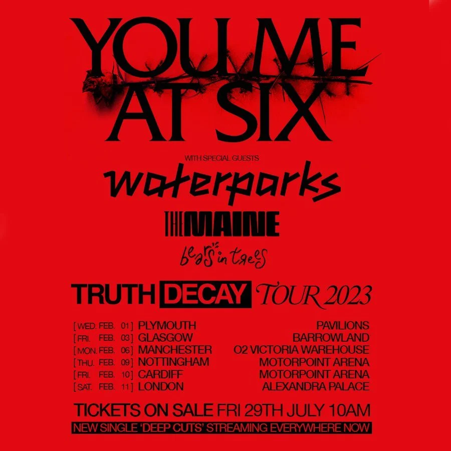 You Me At Six 2023 Tour Dates