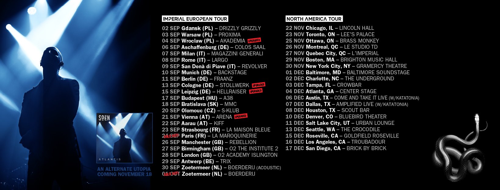 Soen 2022 Tour Dates