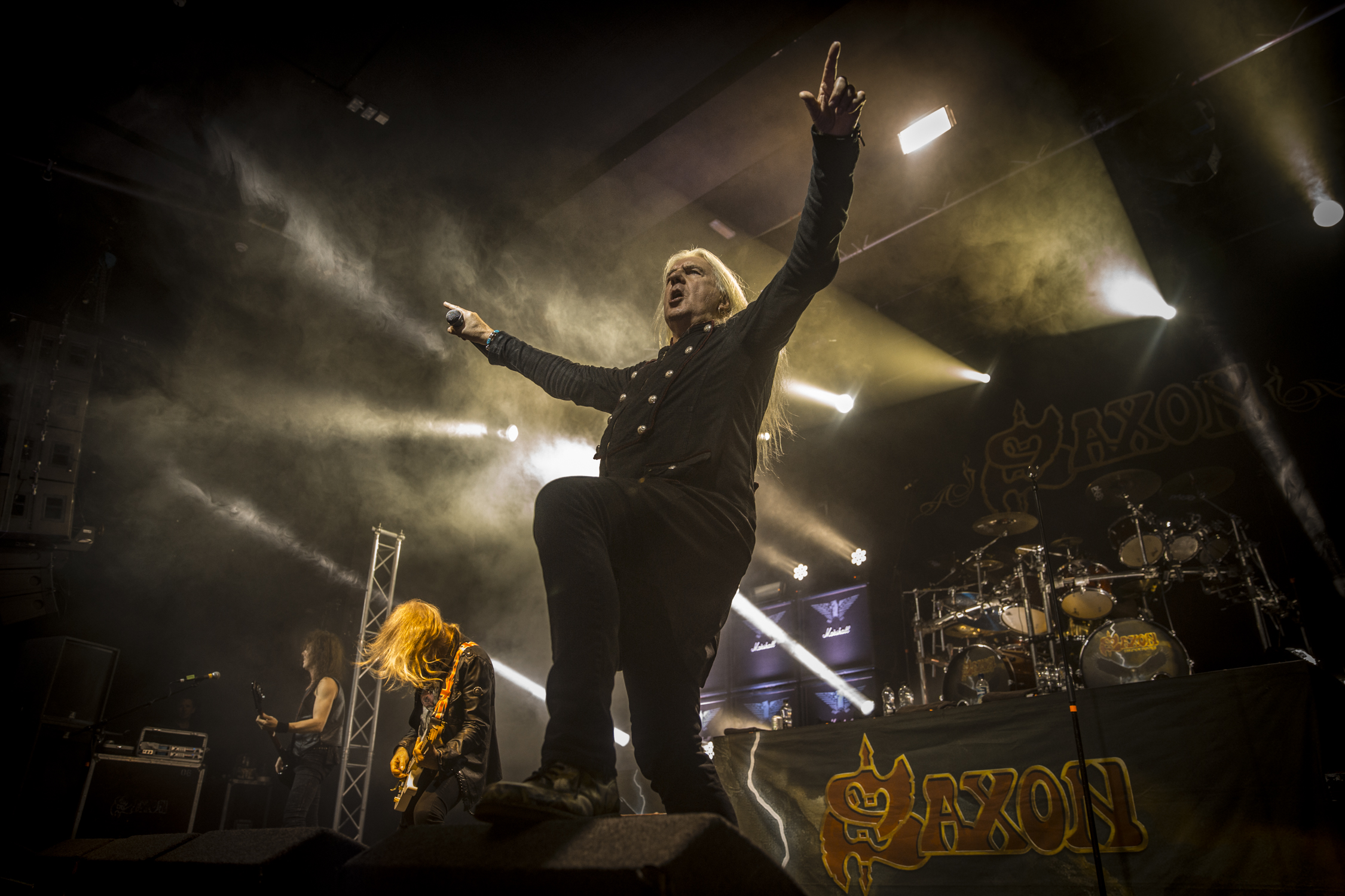  Saxon live at the Manchester Academy on October 21st 2018.  © Samantha Guess 