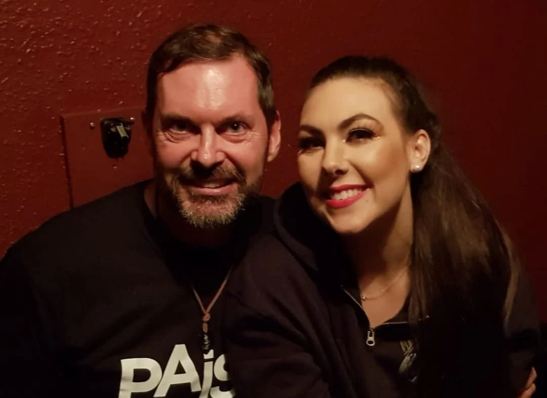 Mark Walsh and Elize of Amaranthe