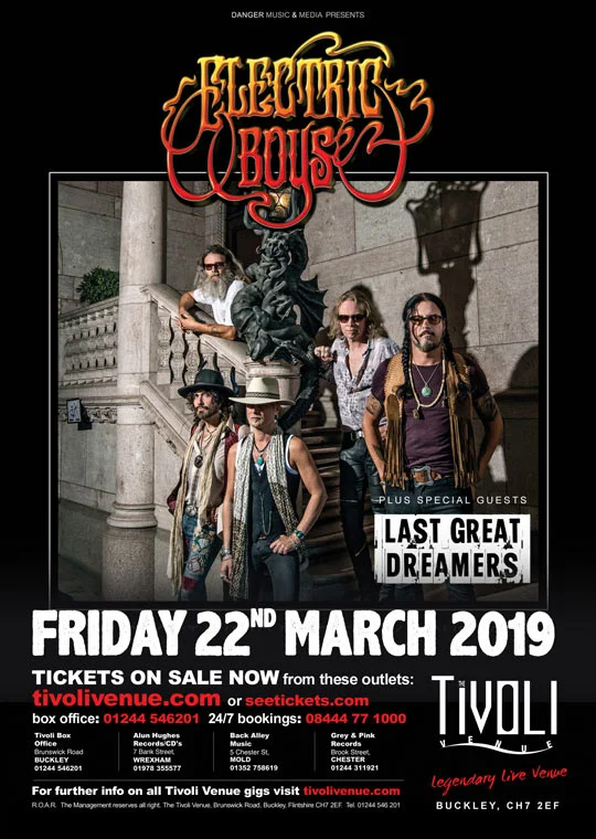 Electric-Boys-poster-The-Tivoli-2019