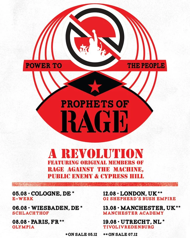 Prophets Of Rage 2019 Tour Dates