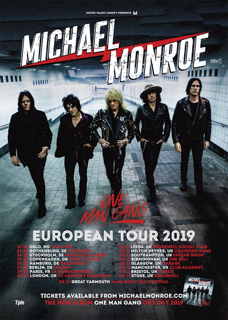 Michael Monroe Tour Dates 2019
