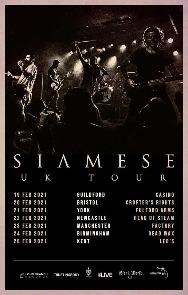 Siamese 2021 UK Tour Dates