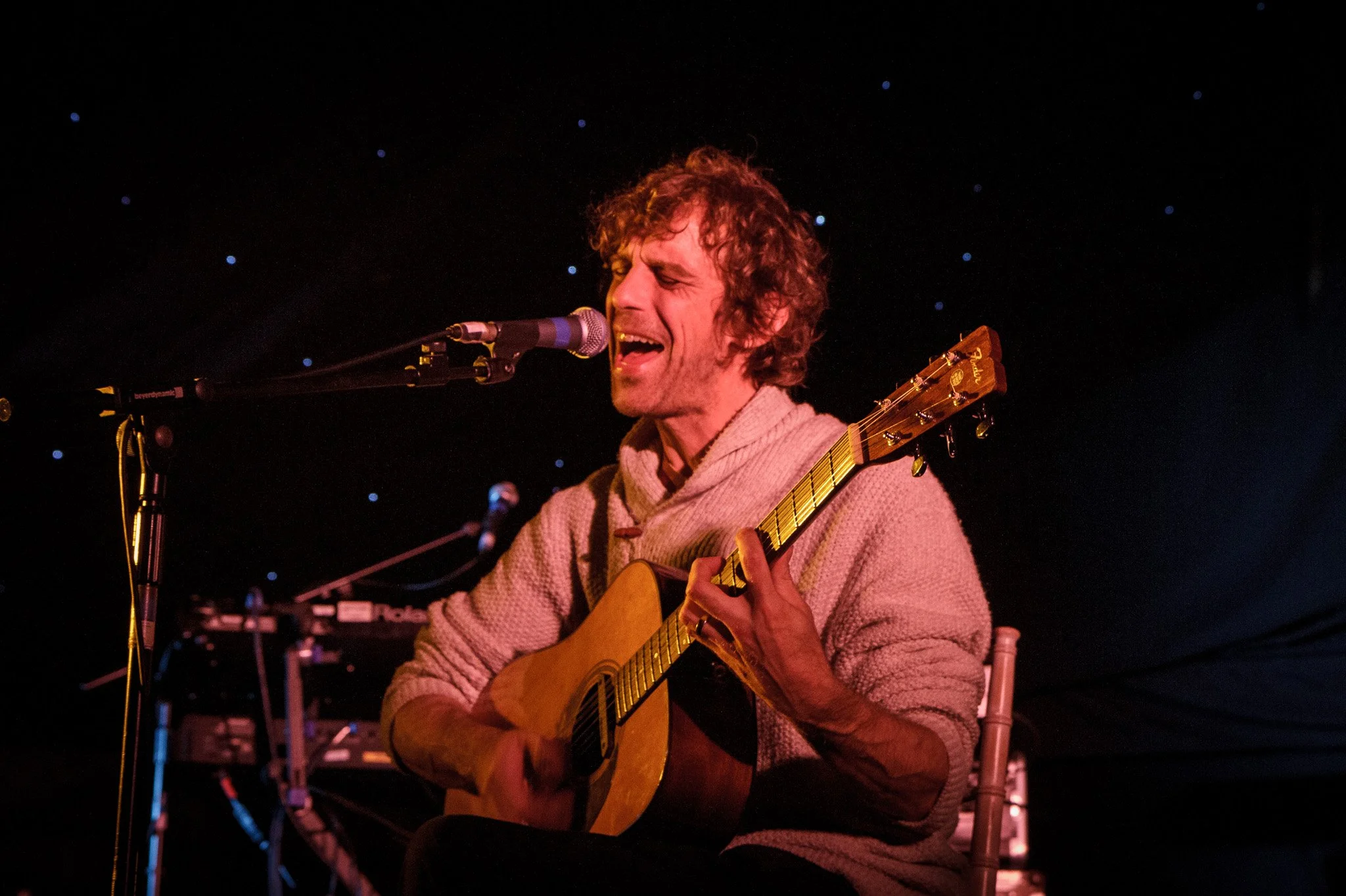 Justin Lavash at the Enchanted Festival in Stock, Essex on October 12th 2013