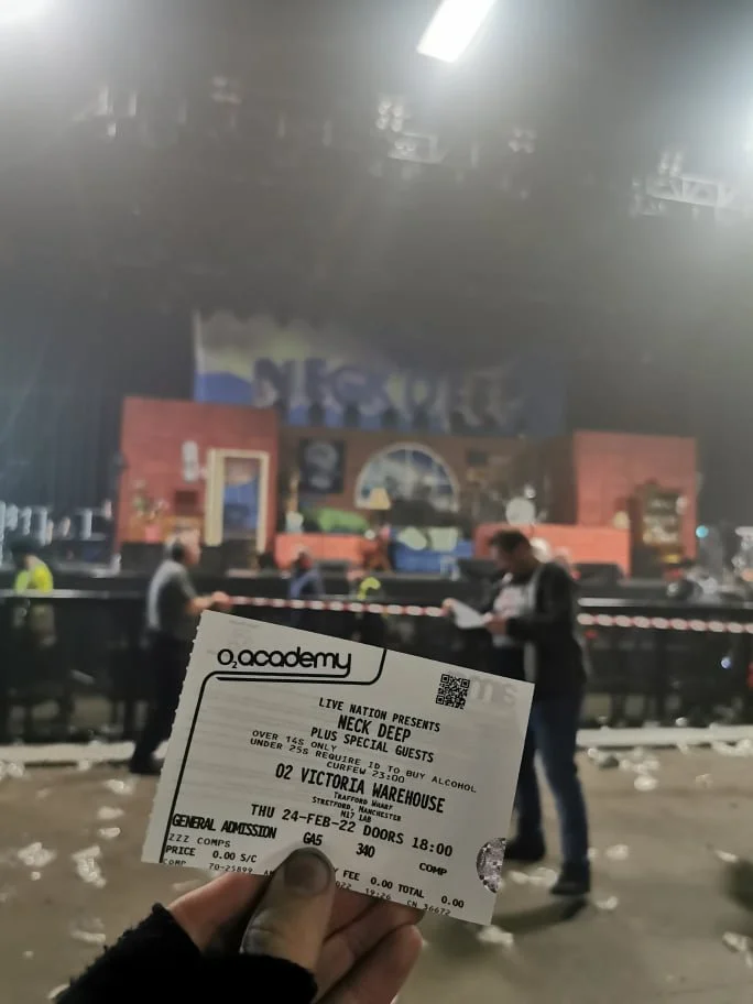 Live Review : Neck Deep + Wargasm @ The O2 Warehouse, Manchester on February 24th 2022