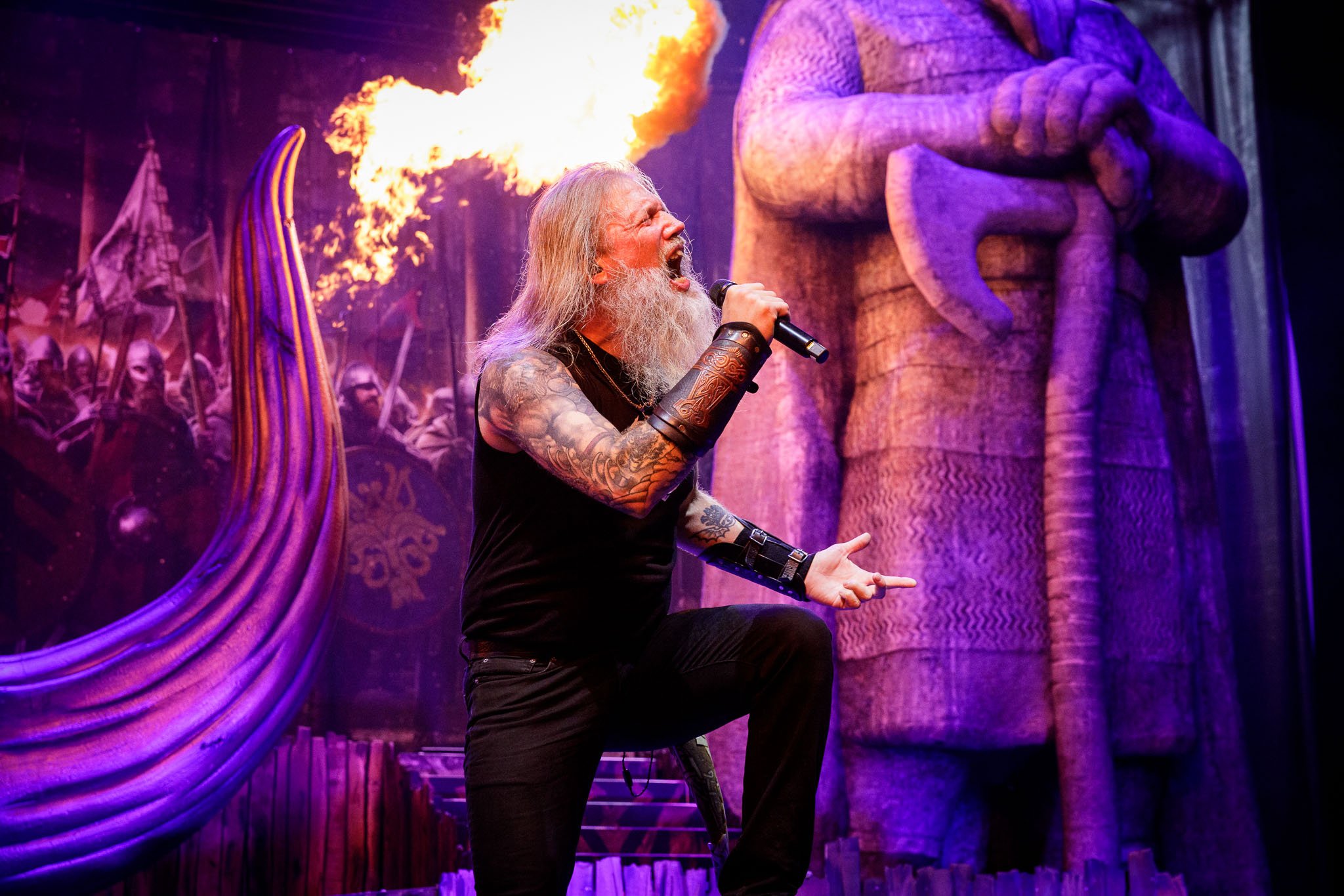 Amon Amarth at the AO Arena in Manchester on September 12th 2022
