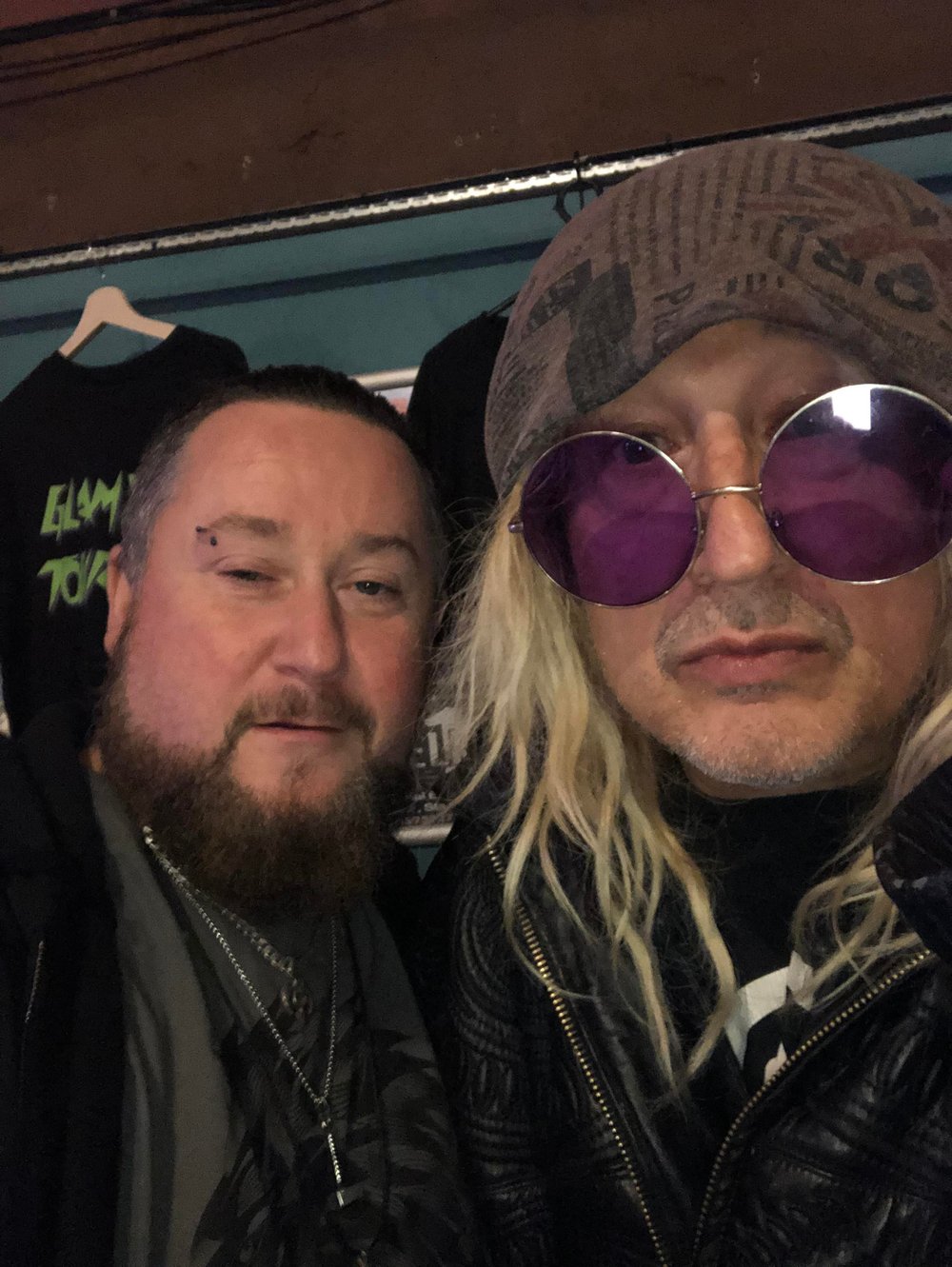  Our Jason Samuels with Chip of Enuff Z’Nuff 