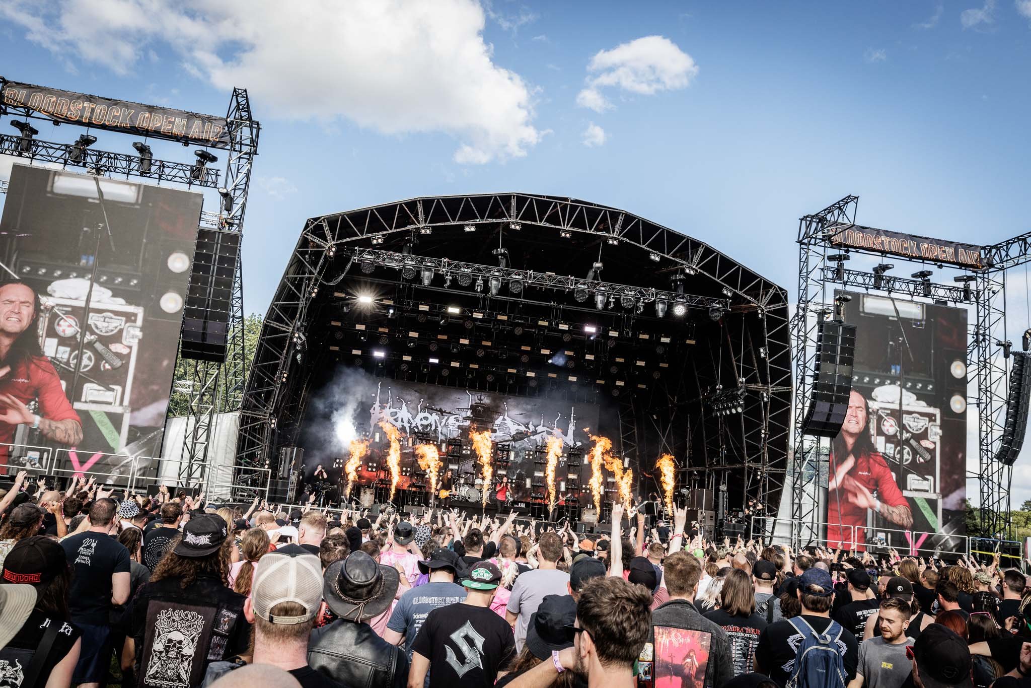Heaven Shall Burn at Bloodstock Open Air on August 11th 2023 ©J