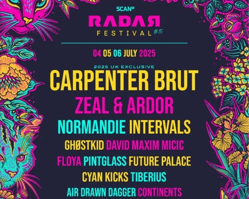 666 : RADAR Festival 2025 – first line-up announcement, including Carpenter Brut, Zeal &amp; Ardor, Normandie and more! 