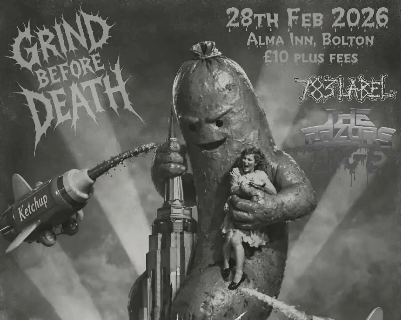 Grind Before Death @ Alma Inn, Bolton